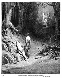 Images Dated 29th August 2016: Adam and Eve Paradise 1885