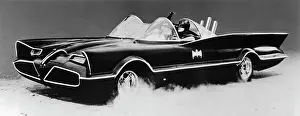Batman Prints: Adam West Driving the Original Batmobile