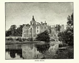 Images Dated 12th October 2018: Adare Manor, County Limerick, Ireland, 19th Century