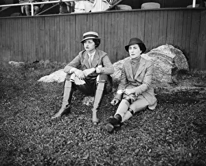 Adelaide Moffett with Mrs. John V. Bouvier