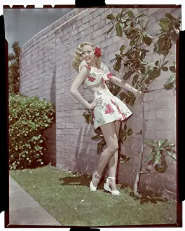 Adele Mara Wearing Dress