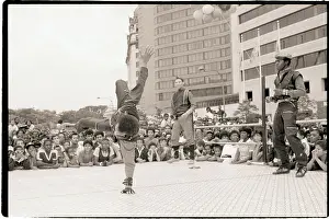 Adidas Team in Break Dance Competition