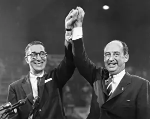 Adlai Stevenson and Estes Kefauver