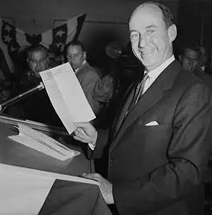 Springfield Prints: Adlai Stevenson After Losing Presidential Race