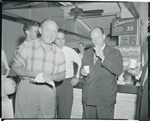 Adlai Stevenson Stopping for Food