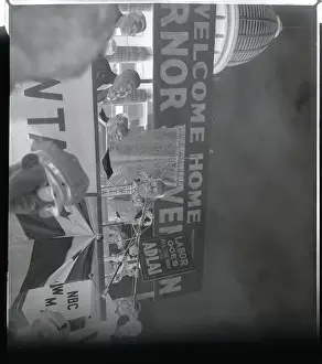 Springfield Prints: Adlai Stevenson at Welcoming Ceremony