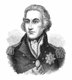 Admiral Horatio Nelson portrait illustration