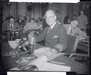 Admiral James Richardson During Senate Hearings