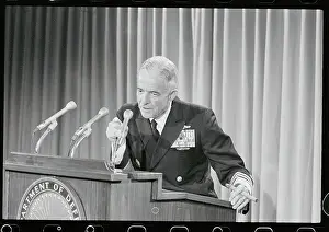 Johns Prints: Admiral John McCain Jr Speaking at News Conference