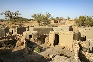 Adobe Collection: Adobe huts in village of Bandiagara