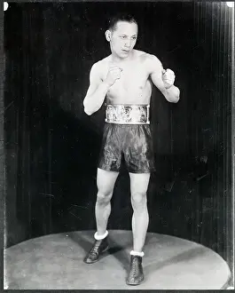 Championship Prints: Adolf Midget Wolgast, Flyweight Boxer