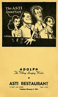 Singer Prints: Adolph Asti Restaurant