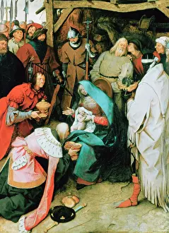 Visit Prints: The Adoration of the Kings, 1564. Artist: Pieter Bruegel the Elder