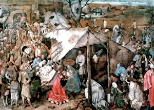 Visit Prints: The Adoration of the Kings, c1556-1562. Artist: Pieter Bruegel the Elder