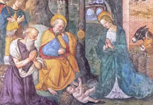 Adoration of the Shepherds, Basilica di Santa Maria Sopra Minerva (Basilica of Saint Mary of Minerva), Rome, Italy