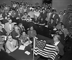 Emigrant Prints: Adult Immigrants Attending Citizenship School in New York