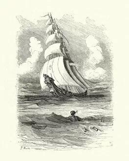 Images Dated 21st September 2017: Adventures of Baron Munchausen, Rescued from the sea