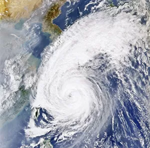 Images Dated 19th December 2005: Aerial, Cyclone, Earth (Planet), High Angle View, Hurricane, Motion, Natural Disaster