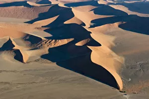 Amazing Deserts Gallery: Aerial of desert landscape, Namib-Naukluft Park, Namibia
