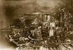 Left Prints: Aerial Of Lower Manhattan