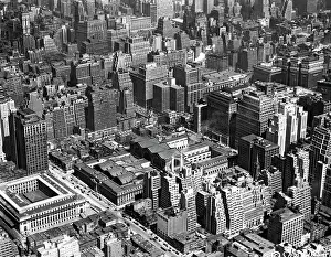Penn Station: Echoes of Transit: Aerial of Pennsylvania Station