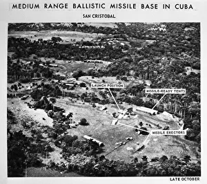 Aerial Reconnaissance Photo Showing Missile Site