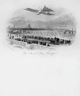 Thames Prints: The aerial steam carriage