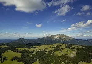 Images Dated 25th August 2014: Aerial view, Alpine landscape, Otscher, Taschelbach, Lower Austria, Austria