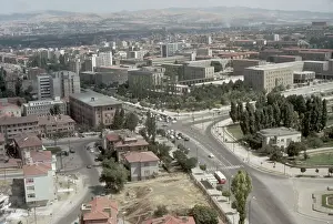 Ankara Prints: Aerial View Ankara, Turkey
