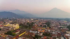 Images Dated 27th January 2017: Aerial view, Antigua, Guatemala