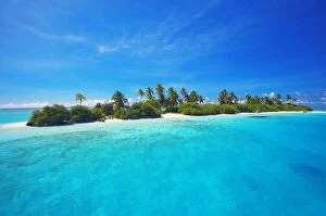 Tropical Gallery: aerial view, asia, calm, day, deserted, indian ocean, island, maldives, nobody, outdoor