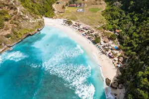 Images Dated 31st August 2019: Aerial view of Atuh beach, Nusa Penida, Bali, Indonesia