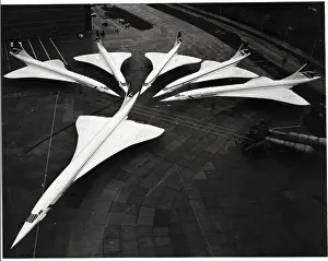 Fashion Design Prints: Aerial View Of British Airway'S Planes