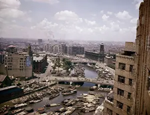 Aerial View of the City of Shanghai