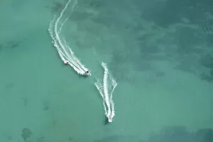 Aerial Art Gallery: Aerial view of Eagle beach. Aruba