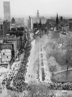 Aerial View Of Freedom March