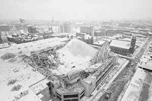 Hartford Prints: Aerial View of Hartford Sports Civic Center