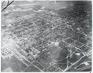 Illinois Prints: Aerial View of Herrin Mine District