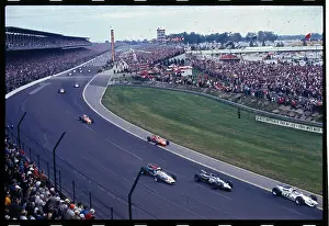 Aerial view of Indianapolis 500