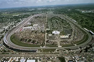 Indianapolis Prints: Aerial View Of Indianapolis Speedway