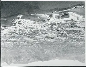 Aerial View of Island Town on Cyprus