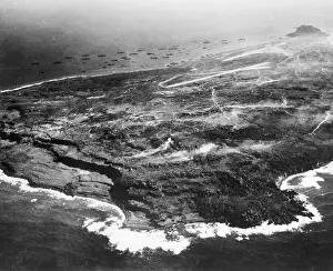 Aerial View of Iwo Jima