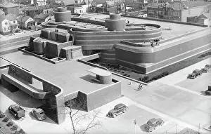 Parking Lot Prints: Aerial View Of Johnson Wax Co