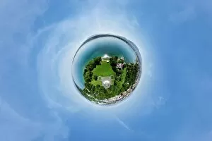 GlobalVision Communication Gallery: Aerial View of Lake Geneva, Switzerland