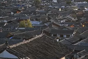 Images Dated 11th November 2016: Aerial view of Lijiang Old Town in Yunnan, China