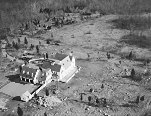 Hopewell Prints: Aerial View of Lindbergh Home