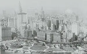 National Historic Site Prints: Aerial View of Lower Manhattan