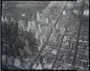 Upper East Side Prints: Aerial View of Manhattan
