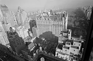 Aerial View of Manhattan and Central Park