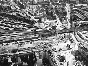 Aerial view of Matzleinsdorferplatz Vienna